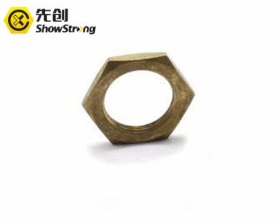 China Heavy Industry Half Lock Hex Nut Ring Thin Nut for sale