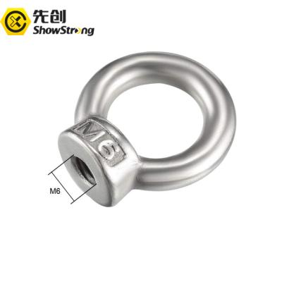 China Grade A4 Stainless Steel Lifting Ring Eye Bolt Eye Nut for sale