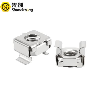 China Stainless Steel Nut Efficient Captive Spring Steel Cage Nuts for sale