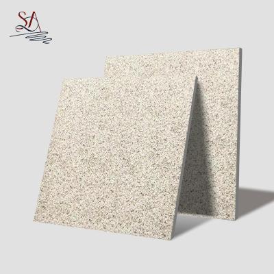 China Modern 2 Cm Matt Light Yellow Granite Step Tile For Stairs Non Slip Ceramic Flooring Anti Slip Nosing Porcelain Tile for sale