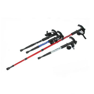 China 2021 High Quality Carbon Fiber Ski Poles Foldable Crutch Walking Poles Alpenstock Trekking for sale