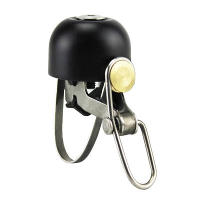 China Brass Mountain Bike MTB Horns Cycling Stainless Steel Handlebar Ring Bells Folding Unique Custom Bicycle Bells China Bike Bell for sale