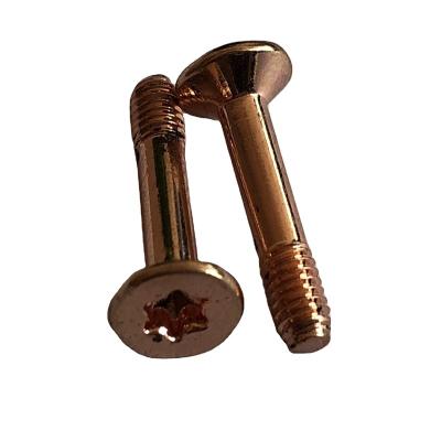 China Machine countersunk M3 x 18mm tornillo golden tornillo screw pan screw head for sale