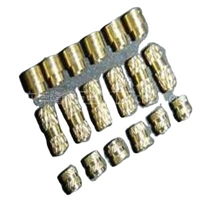 China OEM Service Precision M8 Threaded Insert Nuts Plastic Blind Insert Nuts Brass Threaded Insert for sale