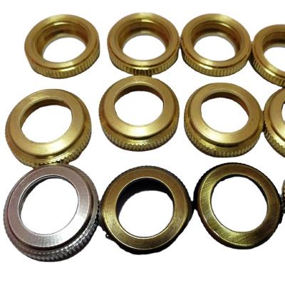 China Brass Aluminum CNC Turning Lathe Aluminum Round Parts With Screw Machining Machine Product for sale