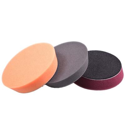 China Car Polishing 3 Inch Hard Backing Foam Polishing Pads Polishing Pad Black Orange Brown Foam 4