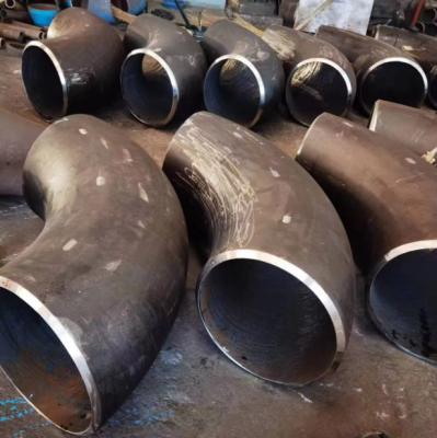 China ST35-ST52 Mild Steel 90 Degree Elbow Carbon Steel Pipe Fittings CS Elbow for sale