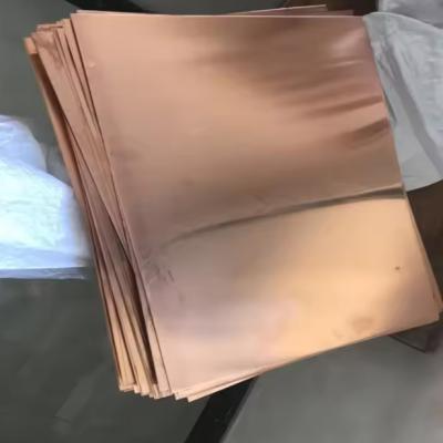 China 8.96 G/Cm³ Copper Plate Sheet Pure Copper Sheet  Red For Industry Construction for sale