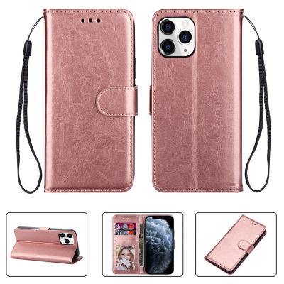 China Zipper Muti-Cards Slots New Tender 2020 For iPhone 12 Flip Cover Case With Photo View Phone Leather Case For iPhone SE 12 X 2020 XS 7 8 Plus Case for sale