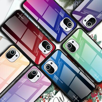 China 2021 New Arrivals Shockproof For Xiaomi 11 Back Cover Temple Glass Anti-scratch For Xiaomi 10T Pro Note 8 lite Case 8A Tempered 9 10 By 9A for sale