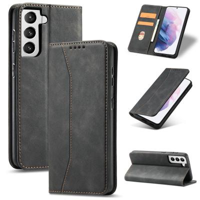 China Zipper Muti-card Slots Fast Ship Retro Cell Phone Case For Samsung S21 Plus Note 20 A12 A02 A21 Cover Wallet Designer For OPPO A93 A73 A52 Case for sale