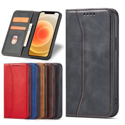 China Zipper Muti-card Slots Newcomers 2021 Fashionable Design For iPhone 12 Accessories Back Cover For OPPO Realme C15 A53 A93 2020 Case Leather for sale