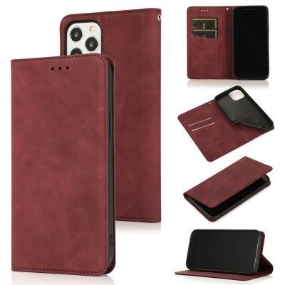 China Wallet Function For iPhone 12 Wallet Case New Arrival 2 Leather Card Slots Stand Flip Protective Book Cover For Huawei P40 Pro Mate 40 Case P30 for sale