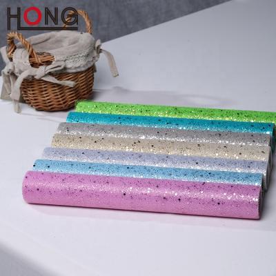 China Antistatic Glitter Sequin Table Runner For Christmas Table Decoration Mesh Roll for sale