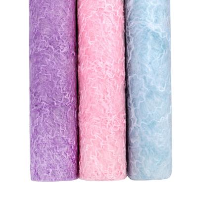 China Breathable Sisal Twist Roll Flower Wrapping, 100% Non Woven Polyester Roll for sale