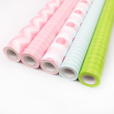 China Fresh Ready To Ship Printed Non Woven Fabric For Flower Wrapping for sale