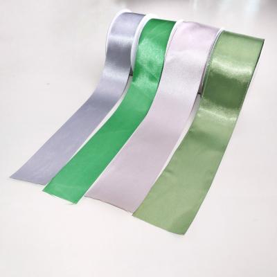 China Like effect silk ribbon Polyester HJ-DECO Ribbon Roll Double Face 2000pcs for sale