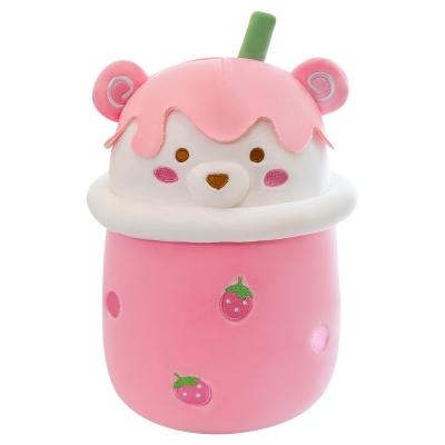 China Cute Bear Doll Pretty Gift Milk Tea Teddy Bear Animal Toy Cartoon Cute Bear Doll Birthday Gift for sale