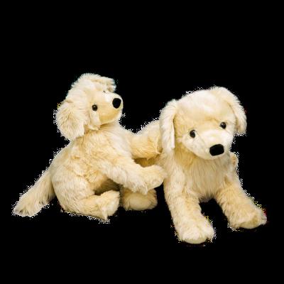 China Lovely Dog Golden Retriever Dog Stuffed Plush Animal Sitting Toys Eco - Friendly Material for sale