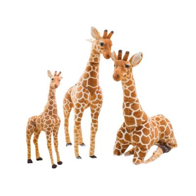 China 2022 New Simulation Cute Fun Giraffe Stuffed Plush Hot Selling Realistic Bedtime Toys Plush Pillow for sale