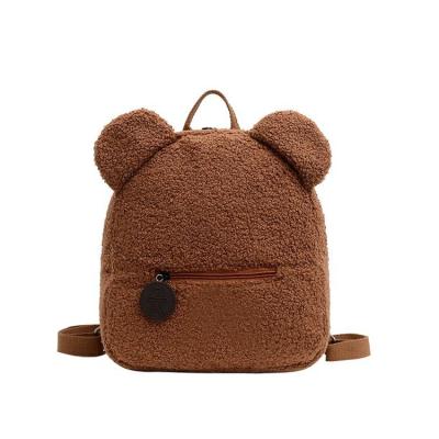 China Custom Cute Toddler Bookbags Plush Teddy Bear Kawaii Plush Children School Backpack Kids Bags Eco-friendly Material for sale