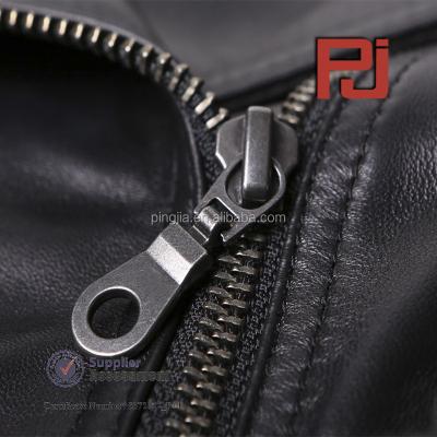 China Wholesale Auto Lock Heavy Duty Garment Accessory Leather 8# Jacket Metal Zipper for sale