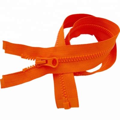 China Durable Neon Color Molded Zipper 18cm Plastic Zipper Tie for sale