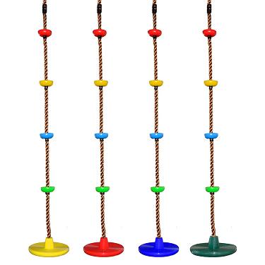 China Brand Durable Indoor Outdoor Plastic Kids Disk Disc Garden Porch Climbing Rope for sale