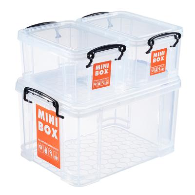 China Viable 5PCS Shoes Box Storage Boxes And Bins Transparent Plastic For Clothes Organizer With Handle for sale