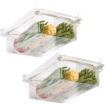 China Fresh Preservation Fridge Food Storage Box Holder Fridge Drawer Shelf Kitchen Organizer Bins for sale