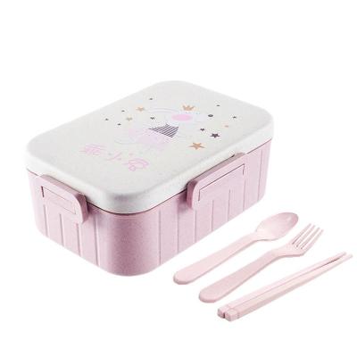 China PP Plastic Microwavable Free Eco-Friendly Multi-Layers Bento School Microwavable Safe Lunch Box For Kids for sale