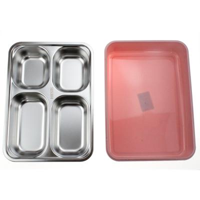 China Microwavable stainless steel tiffin lunch box wholesale food container for kids for sale