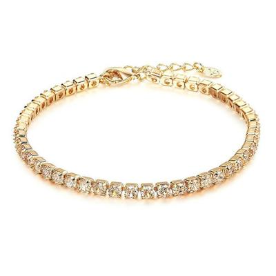 China New Arrival CLASSIC Hot Selling Luxury Bracelet Diamond Crystals Hip Hop Punk Style Rhinestone Women Bracelet High Quality for sale