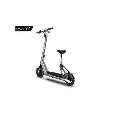 China OKAI ES500A Foldable Professional Manufacture Cheap 36V Electric Adult Scooter With Seat Eu Warehouse for sale