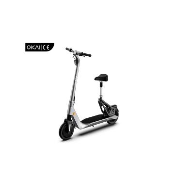 China OKAI ES500A Wholesale High Quality Foldable Long Range 350W Electric Scooter With Chair Warehouse for sale