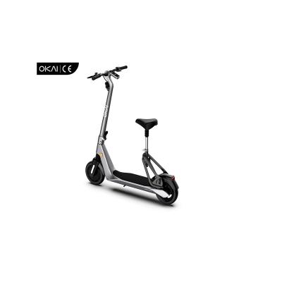 China OKAI ES500A Foldable Durable Using Low Price Cheap 350W Electric Kick Scooter With Seat for sale