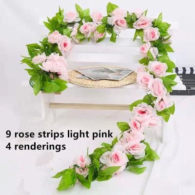 China China Modern Design Artificial Rose Rattan For Garden Decorative Wholesale Factories for sale