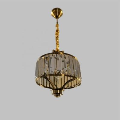 China 2023 Gold French Modern Rustic Luxury Decor Indoor Bedroom Candle Chandelier Crystal Lamps and Dining Room 1 Bulb for sale