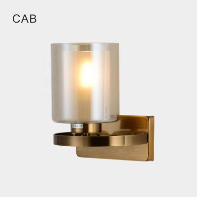 China Simple wall lamp bedroom bedside lamp personality aisle aisle living room background wall lamps creative Nordic style for sale