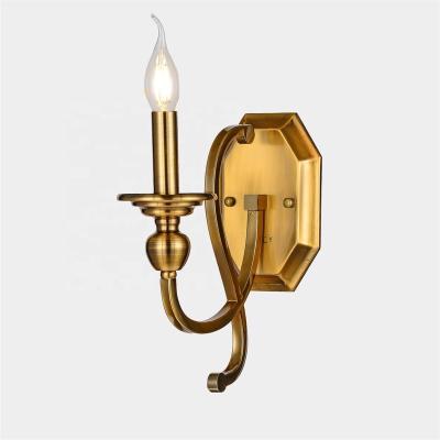 China Vintage Modern Classic Modern Hotel Art Deco Indoor Antique Iron Art Led Wall Lamp for sale