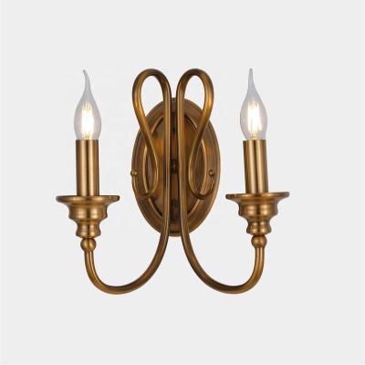 China Nordic Minimalist Modern Novelty Iron Wall Lamp Bedroom Art Iron Lamp INS Bedside Modern Luxury LED Living Room Backlight Lamp for sale