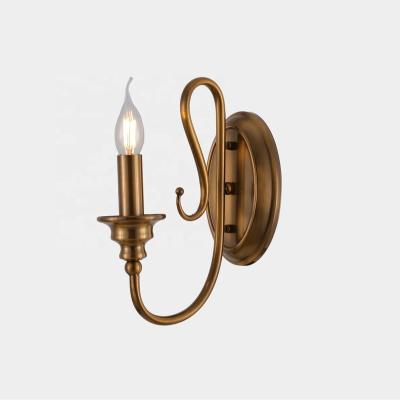 China Factory New Arrival Modern Art Decoration Design E14 Candle Base Wall Light Lamps Sconces For Bedroom for sale