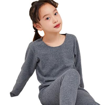 China Casual Children's Thermal Underwear Set Suit Boy's Bottoming Shirt Girl's Autumn Two-Piece Clothes for sale