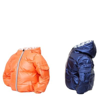 China Durable waterproof using 6-14years low price winter thickened down jacket for kids for sale