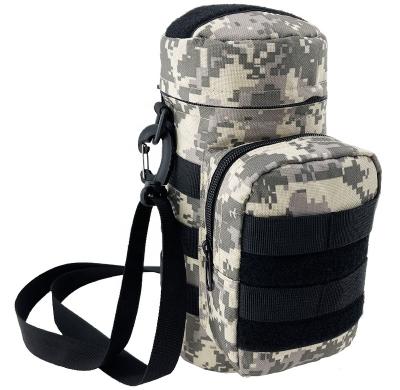 China Multifunctional Tactical Water Bottle Holder Pouch Shoulder Bag With Zipper Pouch DX200122 for sale