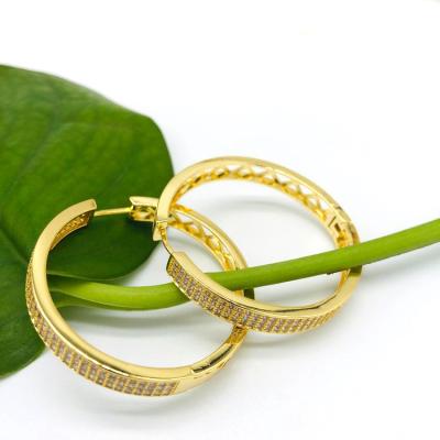 China Trendy New Products Jewelry Gold Color Chunky Hoop Earrings Small Big Circle Statement Earrings For Women for sale