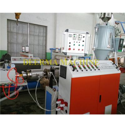 China PE Pipe Manufacturing Machine HDPE Pipe Extrusion Machine Power W installed power 80kw for sale