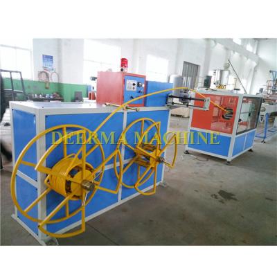 China 80-120kg/h Output Capacity HDPE Pipe Making Machine Equipped with SIEMENS Drive Motor for sale