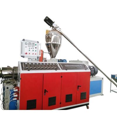 China 1-15 m/min PVC Cable Trunking Profile Making Machine with Co-rotating Twin Screw Type for sale