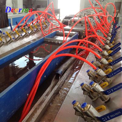 China Customized WPC Profile Extrusion Machine with 65mm Screw Diameter and 55rpm Screw Speed for sale